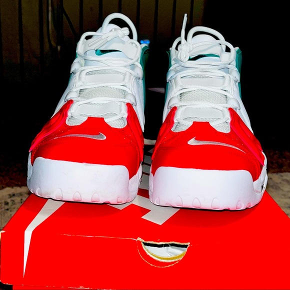 **SOLD** Nike Air More Uptempo 🇮🇹 (White/Red/Green), Men’s Size 14 - $290 - Picture 2 of 13